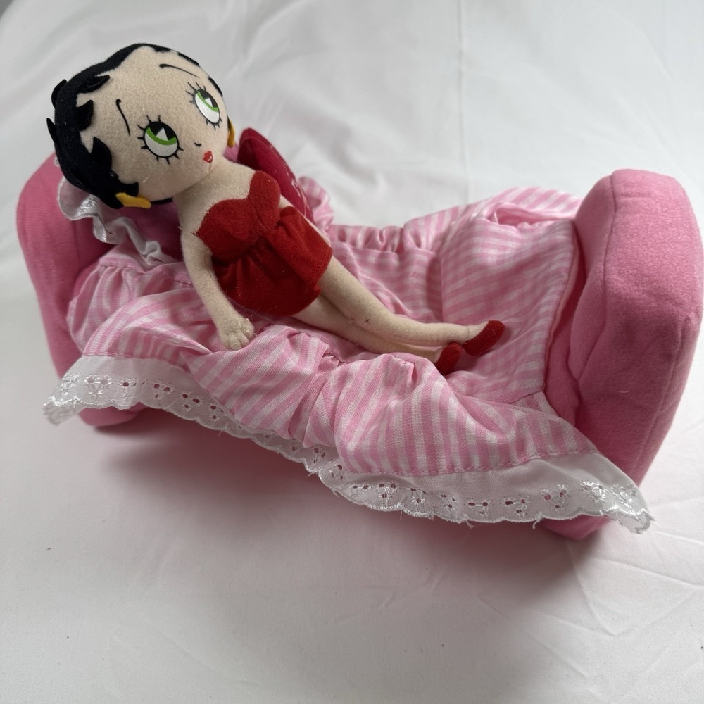 Betty Boop bed-shaped tissue box case brand new unused Tagged - Picture 9 of 9